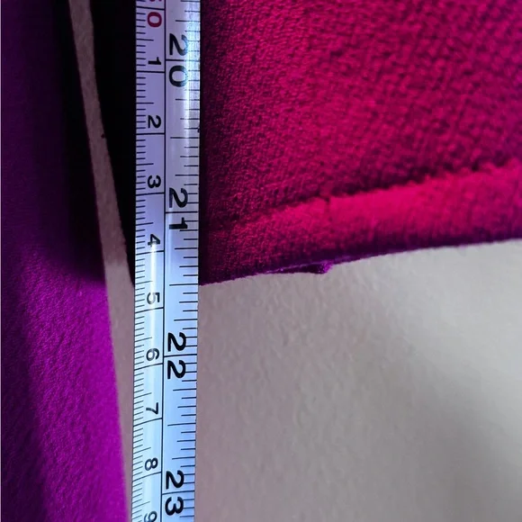 J. Crew Double Cloth Vibrant Pink Coat with Thinsulate - Picture 9 of 10